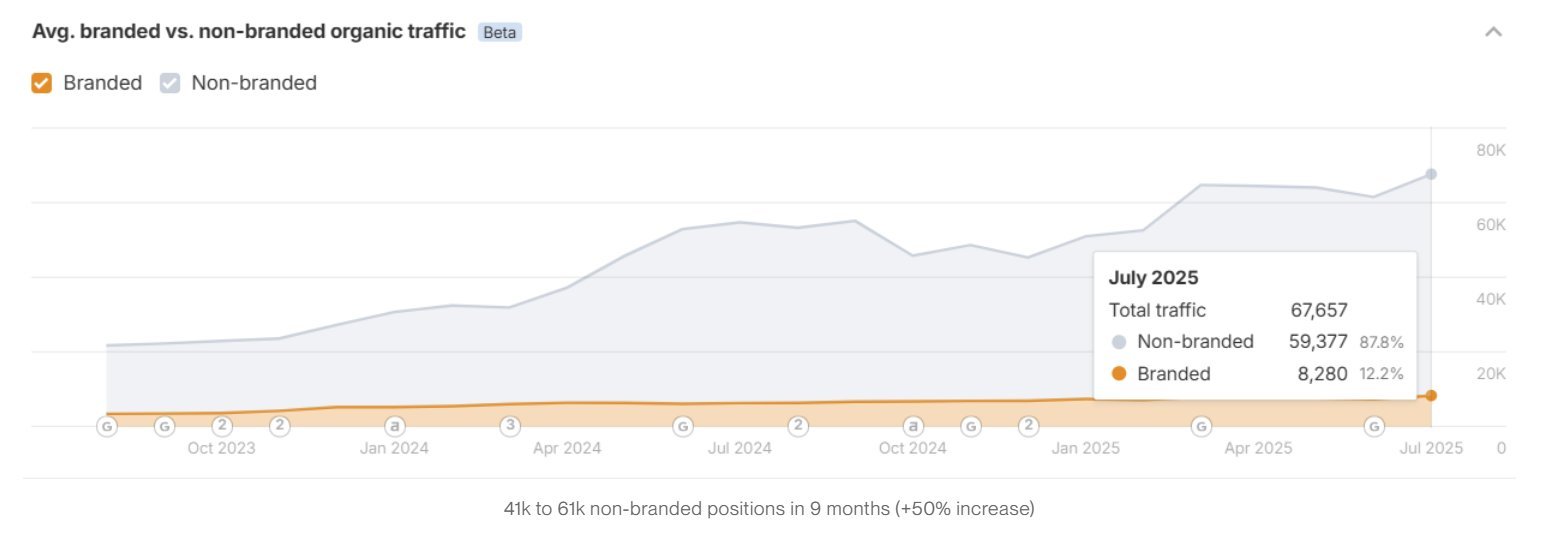 AI Optimizations & SEO for Ecommerce Store - SEO results screenshot